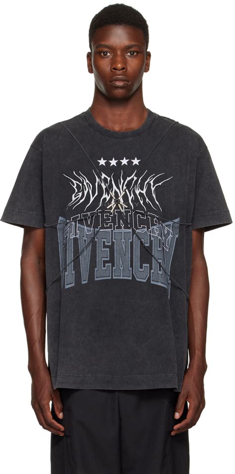 givenchy baseball shirt|Givenchy graphic crewneck t shirt.